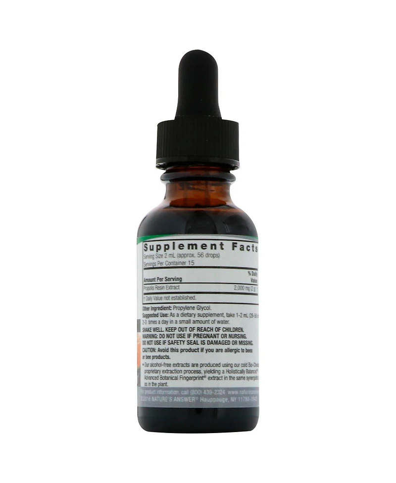 Nature's Answer Propolis Extract Alcohol-Free 1 000 mg - 1 fl oz (30 ml)