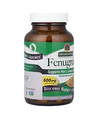 Nature's Answer Fenugreek 600 mg - 90 Vegetarian Capsules