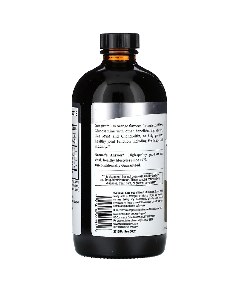 Nature's Answer Liquid Glucosamine Chondroitin Orange