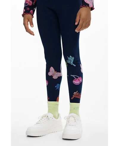 Desigual Girls Girls's Butterfly leggings