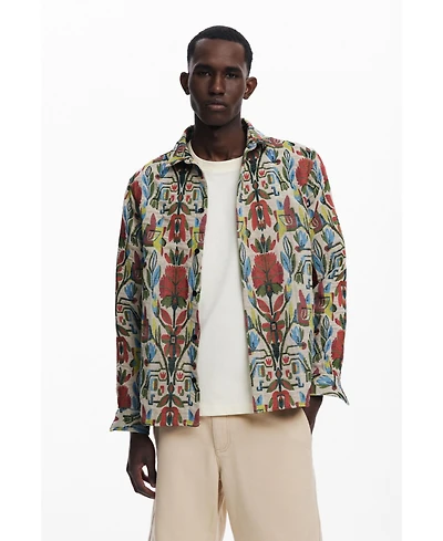 Desigual Men's Ethnic long-sleeve shirt