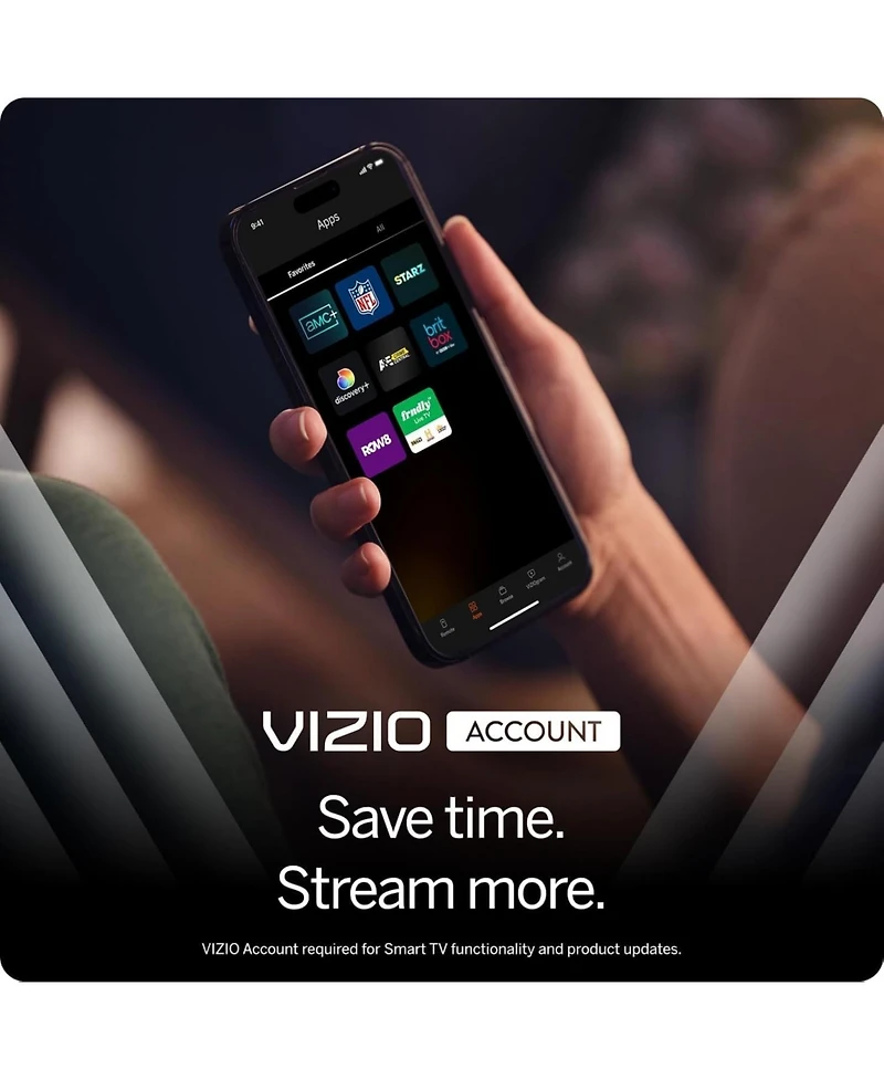 Vizio 24" Class D-Series 1080p Full Hd Smart Tv Bundle