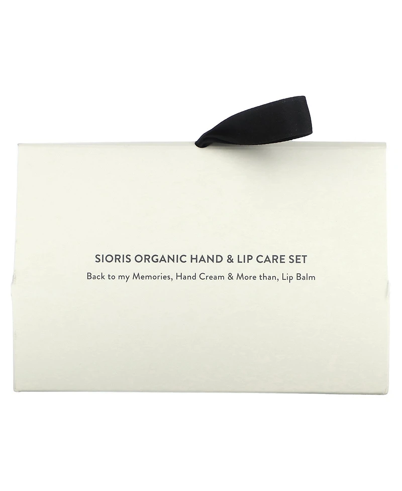 Organic Sioris Hand & Lip Care Set 2 Piece Set
