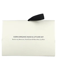 Organic Sioris Hand & Lip Care Set 2 Piece Set