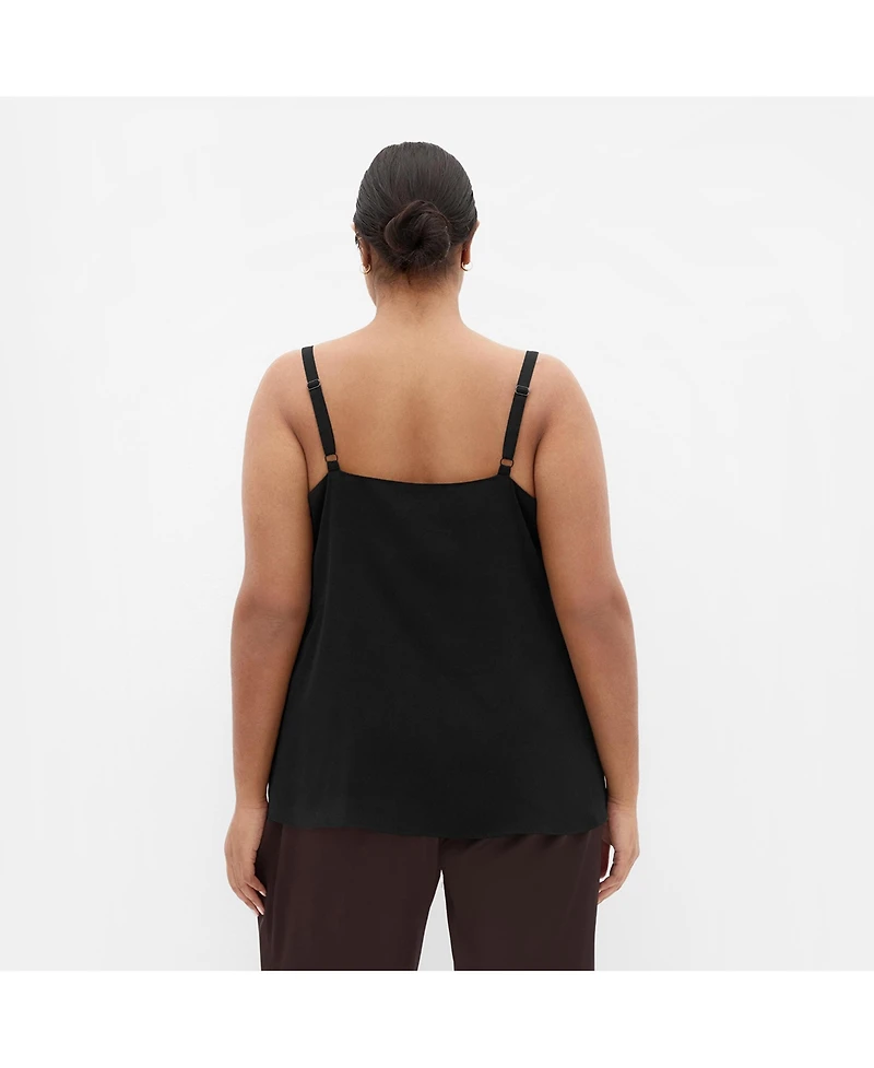 City Chic Plus Sadie Straight Neck Cami