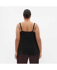 City Chic Plus Sadie Straight Neck Cami