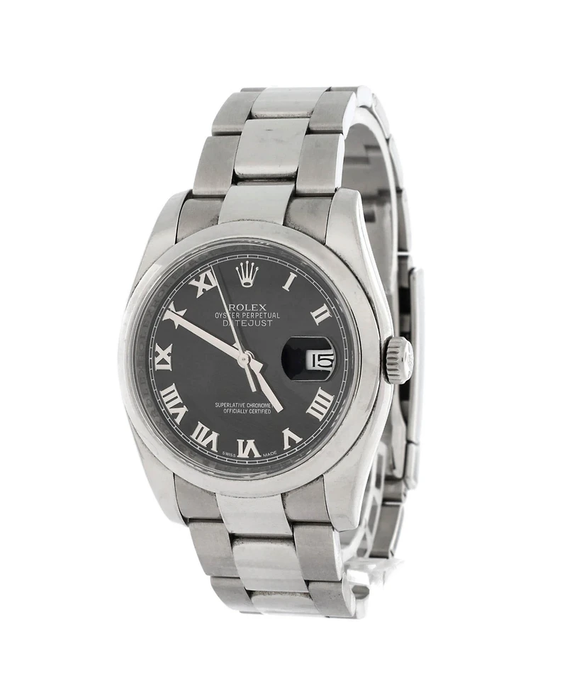 Pre-Owned Rolex Oyster Perpetual Datejust Automatic Watch in Stainless Steel 36mm