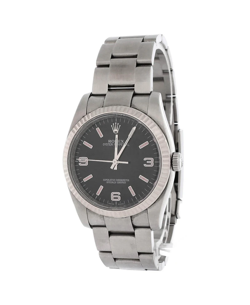 Pre-Owned Rolex Oyster Perpetual Datejust Automatic Watch in Stainless Steel and White Gold 36mm