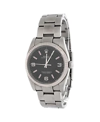 Pre-Owned Rolex Oyster Perpetual Datejust Automatic Watch in Stainless Steel and White Gold 36mm