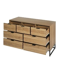 Casainc Modern Wood Storage Cabinet with 7 Drawer