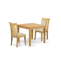 East West Furniture Dining Room Set Oak