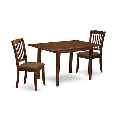 East West Furniture Dining Room Set Mahogany