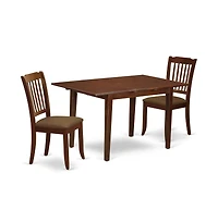 East West Furniture Dining Room Set Mahogany