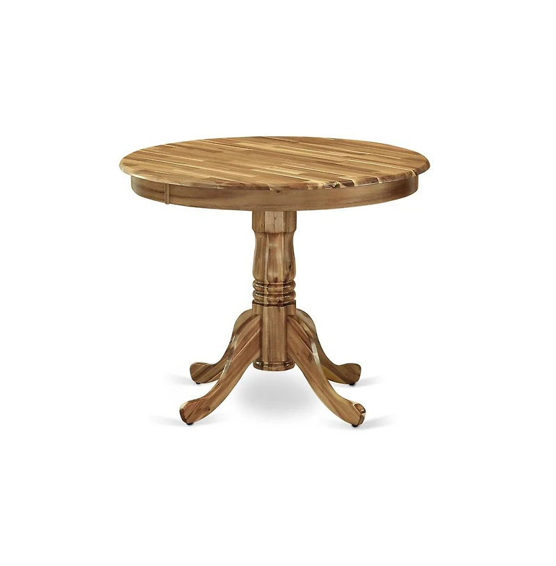 East West Furniture Dining Room Set Natural
