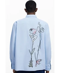 Desigual Men's Long-sleeve shirt with embroidery