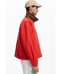 Desigual Men's Contrast collar jacket