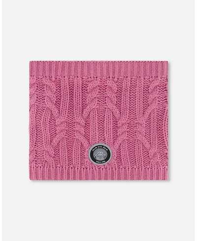 Deux par Girl Lined Winter Neckwarmer Purple - Toddler|Child