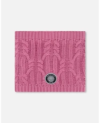 Deux par Girl Lined Winter Neckwarmer Purple - Toddler|Child