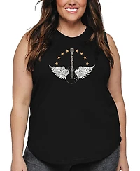 La Pop Art Plus Country Female Singers Word Tank Top