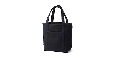 Lands' End Medium 5 Pocket Open Top Canvas Tote Bag