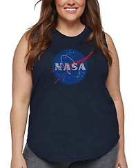 La Pop Art Plus Nasa's Most Notable Missions Word Tank Top