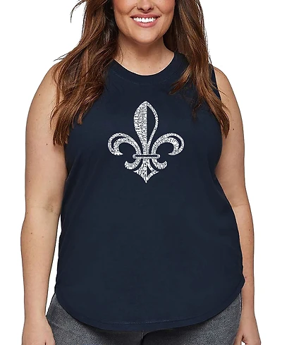 La Pop Art Plus Lyrics To When The Saints Go Marching Word Tank Top