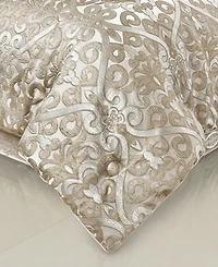 J Queen New York Amaretto Jacquard 4-Pc. Comforter Set