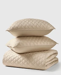 J Queen New York Premier Cotton Sateen 3-Pc. Quilt Set, Full/Queen