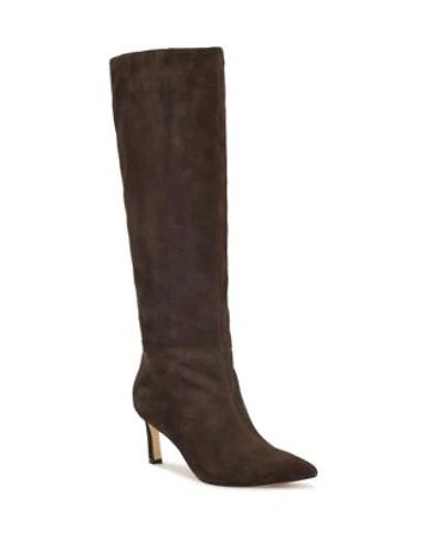 Nine West Womens Lorthey Tall Stiletto Dress Boots Regular Wide Calf