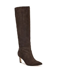Nine West Womens Lorthey Tall Stiletto Dress Boots Regular Wide Calf