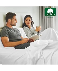 Soft 400 Thread Count 100% Cotton Deep Pocket Queen Fitted Sheet Only by California Design Den
