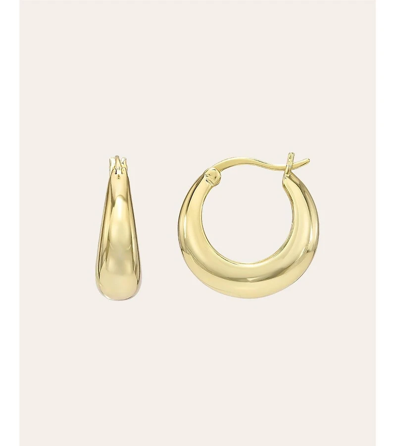 Zoe Lev Dome Huggie Earrings