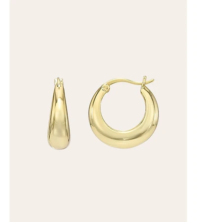Zoe Lev Dome Huggie Earrings
