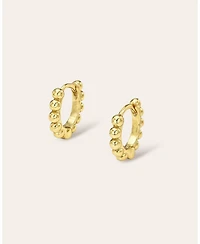 Zoe Lev Beaded Huggie Earrings