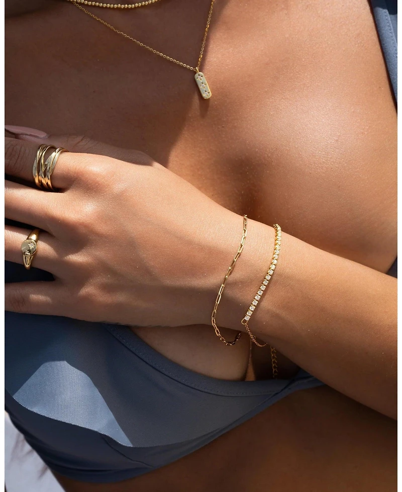 Zoe Lev Mini Open Link Chain Bracelet