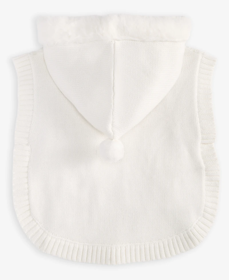 First Impressions Baby Girls Cable-Knit Poncho, Macy's Exclusive