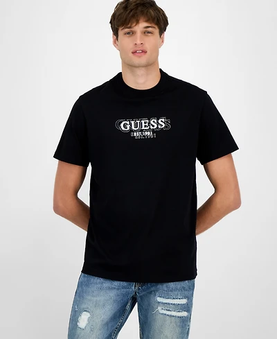 Guess Small Logo Short Sleeve Crewneck T-Shirt