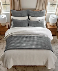 Levtex Velvet Stitch Reversible 3-Pc. Quilt Set, King/California King