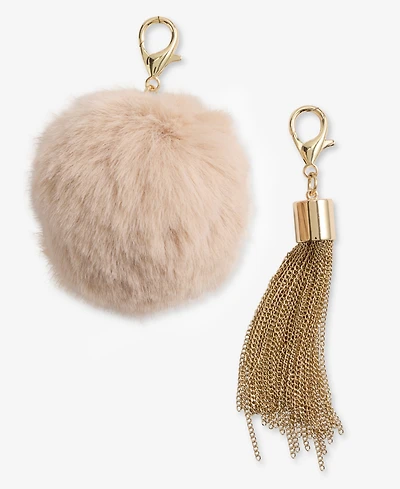 I.n.c. International Concepts Krayaa Faux-Fur Dangle Box Set Bag Charm, Macy's Exclusive