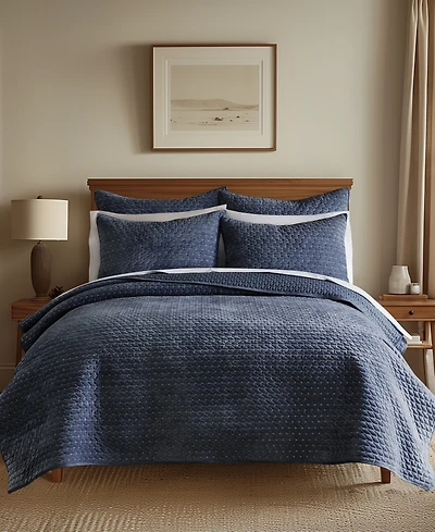 Levtex Velvet Stitch Reversible 2-Pc. Quilt Set, Twin/Twin Xl
