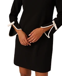 Adrianna Papell Women's 3/4-Sleeve Crepe Sheath Dress