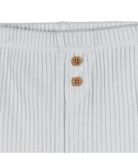 Just Born Baby Boys' 2-Pack Pants, Blue, 3-6 Months