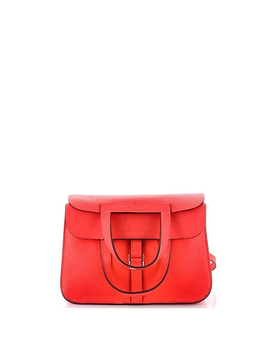 Pre-Owned Hermes 25 Halzan Bag Clemence