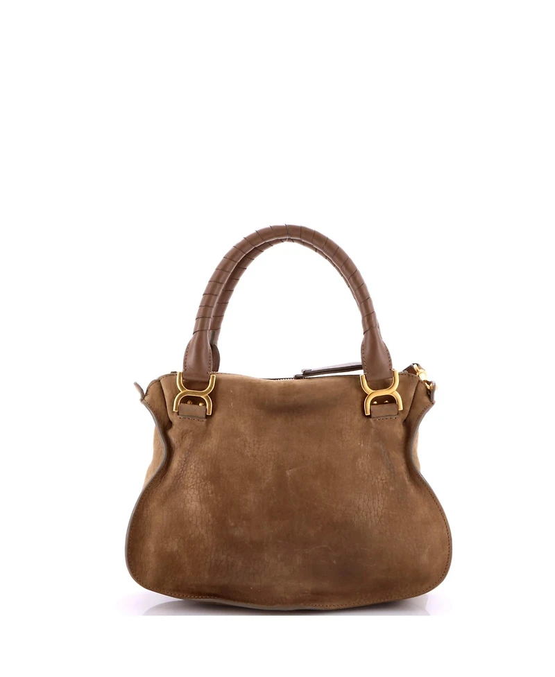 Pre-Owned Chloe Medium Marcie Satchel Nubuck