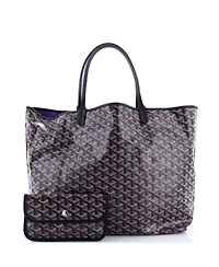 Pre-Owned Goyard Gm Saint Louis Tote Claire Voie Coated Canvas