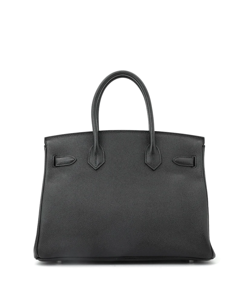 Pre-Owned Hermes Birkin Handbag Epsom with Palladium Hardware