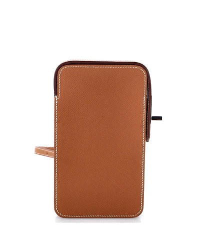 Pre-Owned Hermes Hac a Box Phone Case Epsom