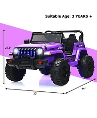 12V Kids Ride-On Jeep Car with 2.4G Remote Control