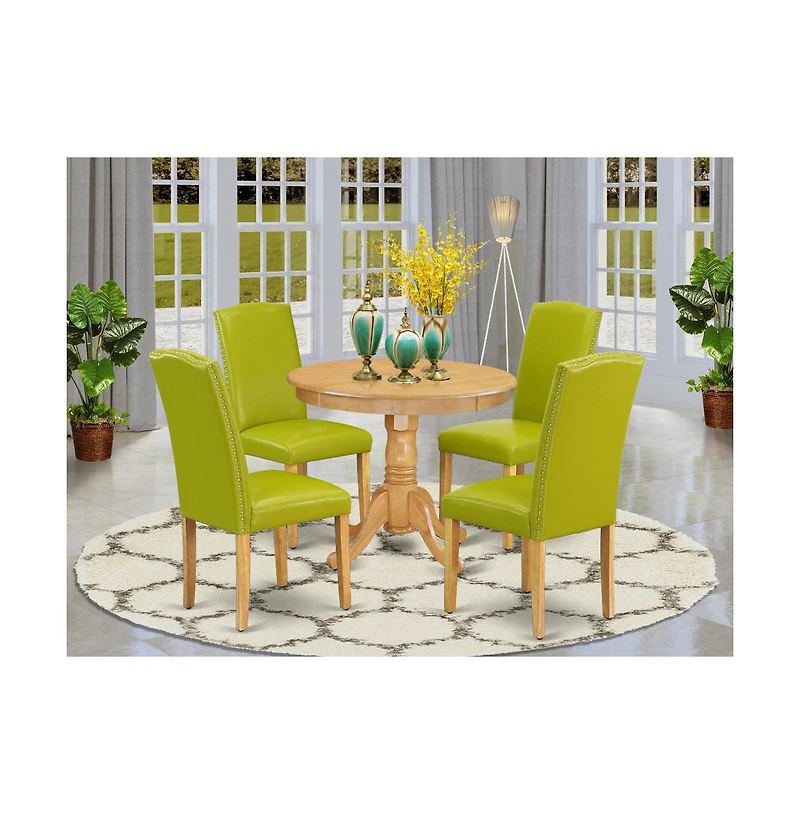 East West Furniture Dining Room Set Oak