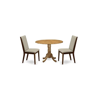 East West Furniture Dining Room Set Natural